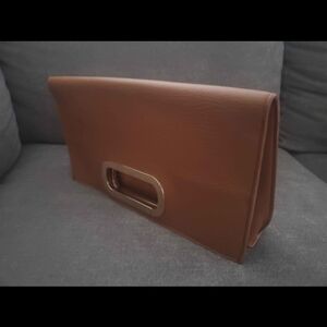 Brown st. John clutch/purse